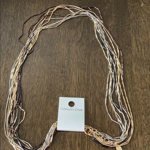 NWT Coldwater Creek Ombré Chains Necklace